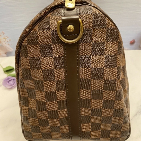 Speedy 35 Banduoulier Damier Ebene Bag (SP4103) - Picture 4 of 12